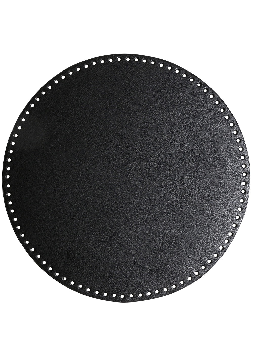 Runde PU skinnbunnar frå Go Handmade