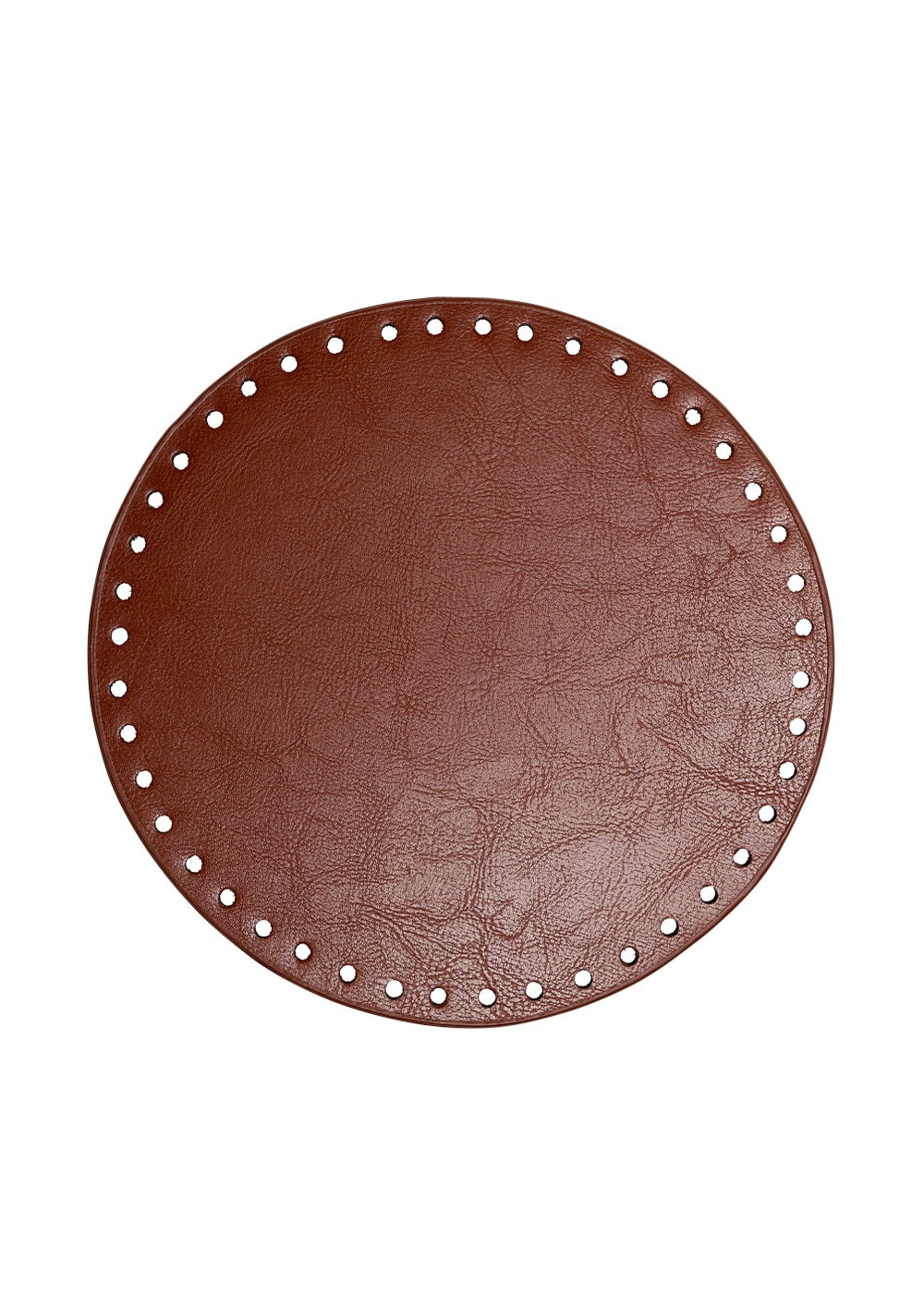 Runde PU skinnbunnar frå Go Handmade