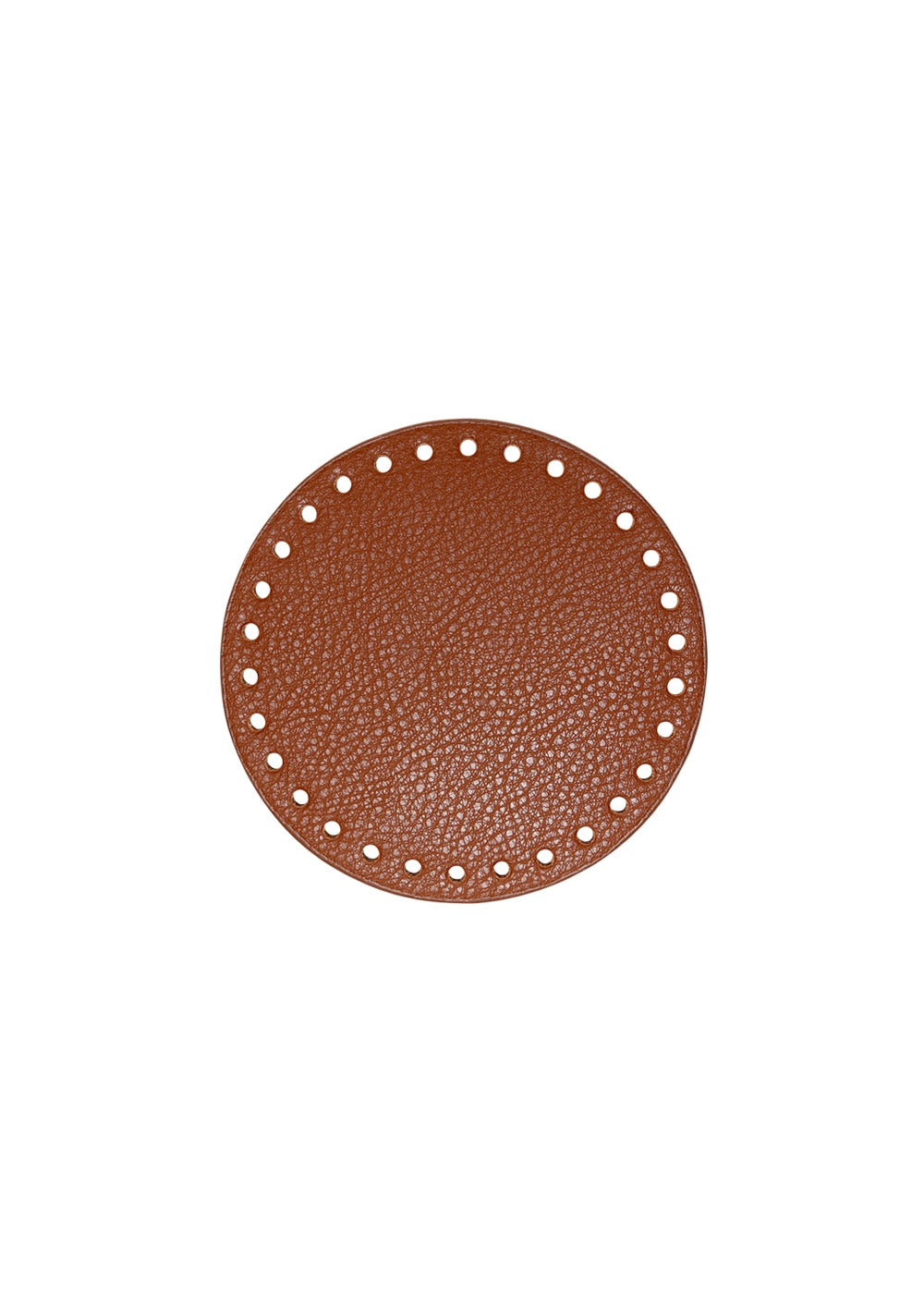 Runde PU skinnbunnar frå Go Handmade