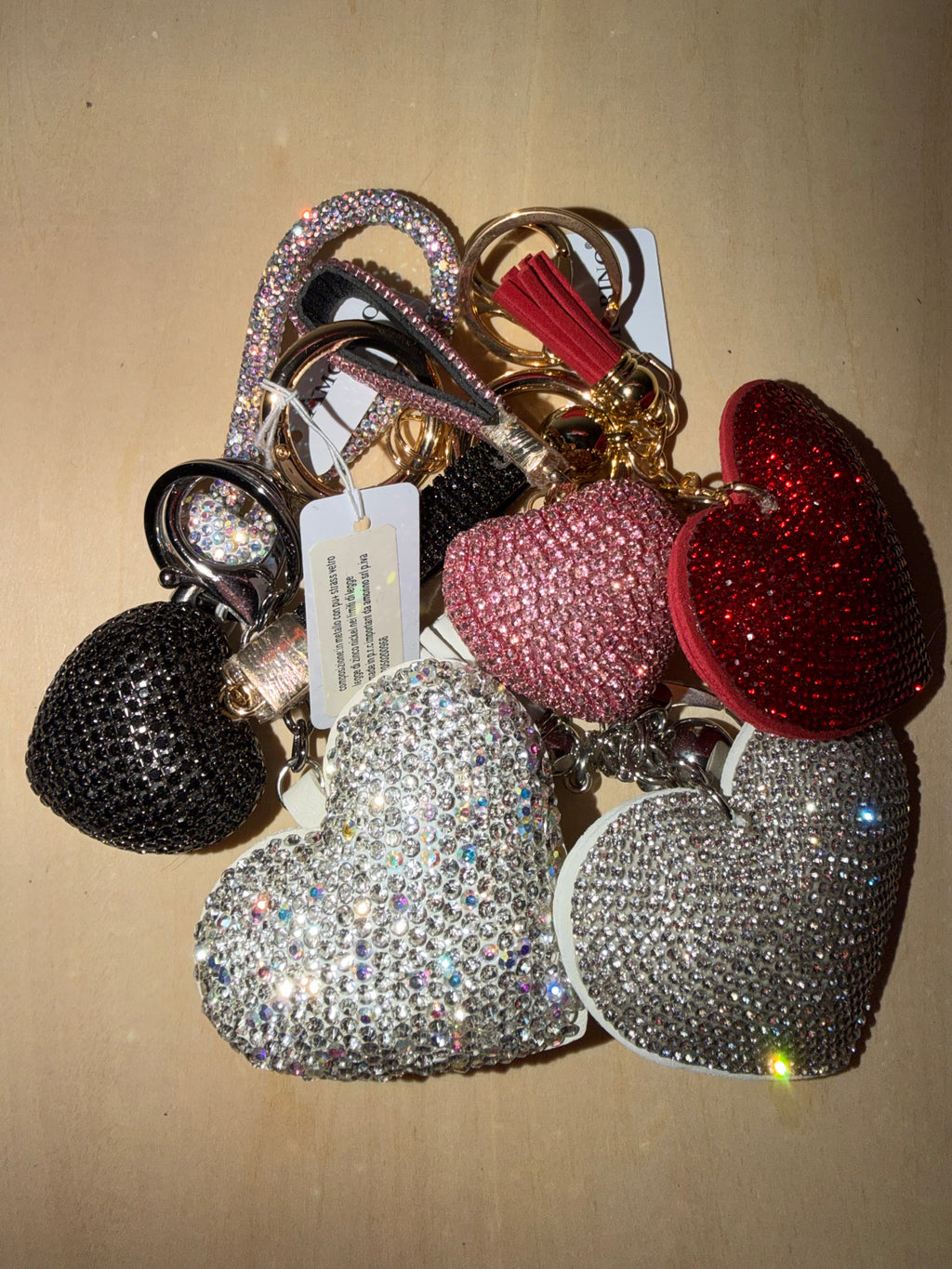 Ulike Glitterhjarter