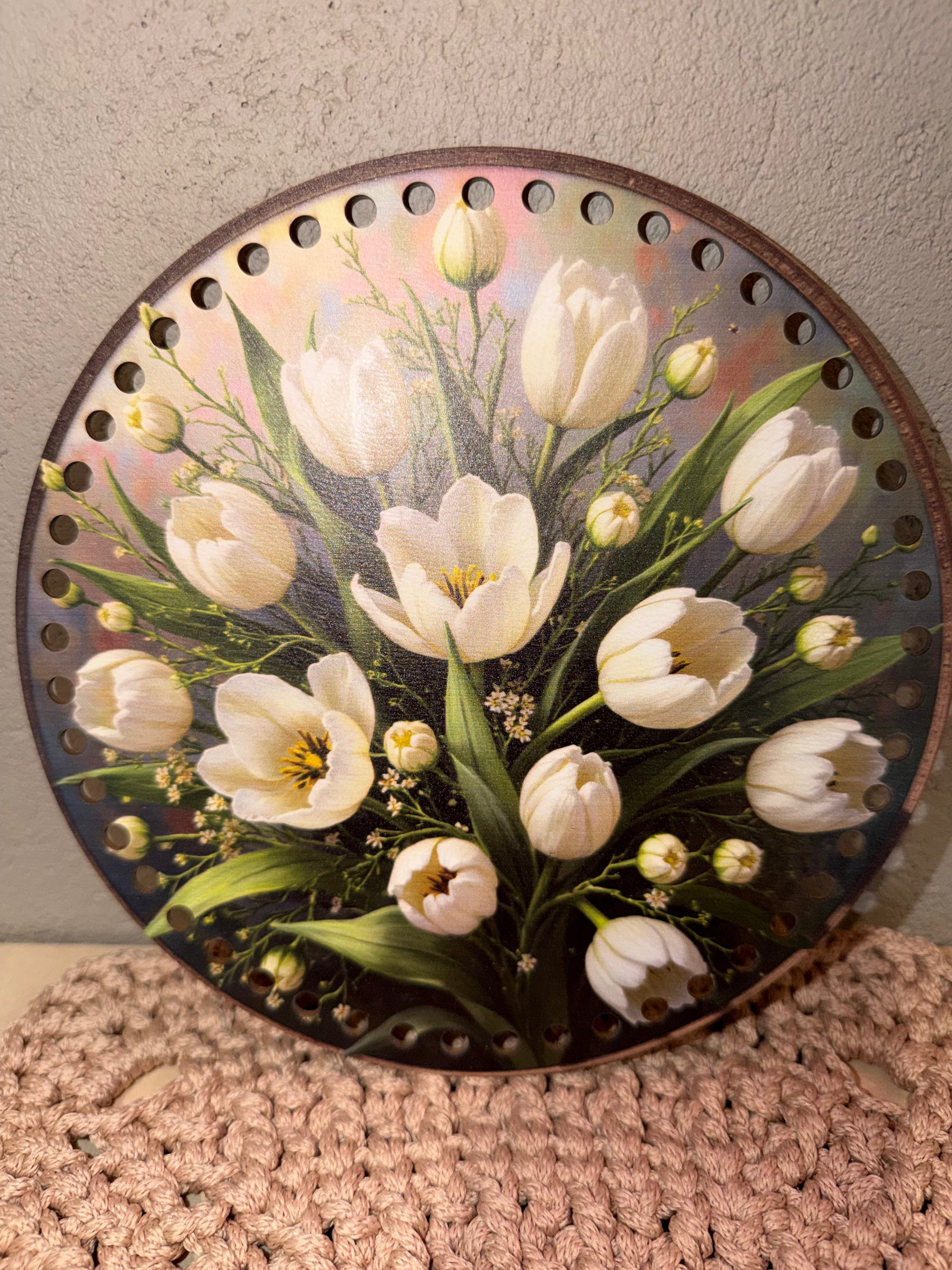 Enkel Trebunn med dekor 20 Cm
