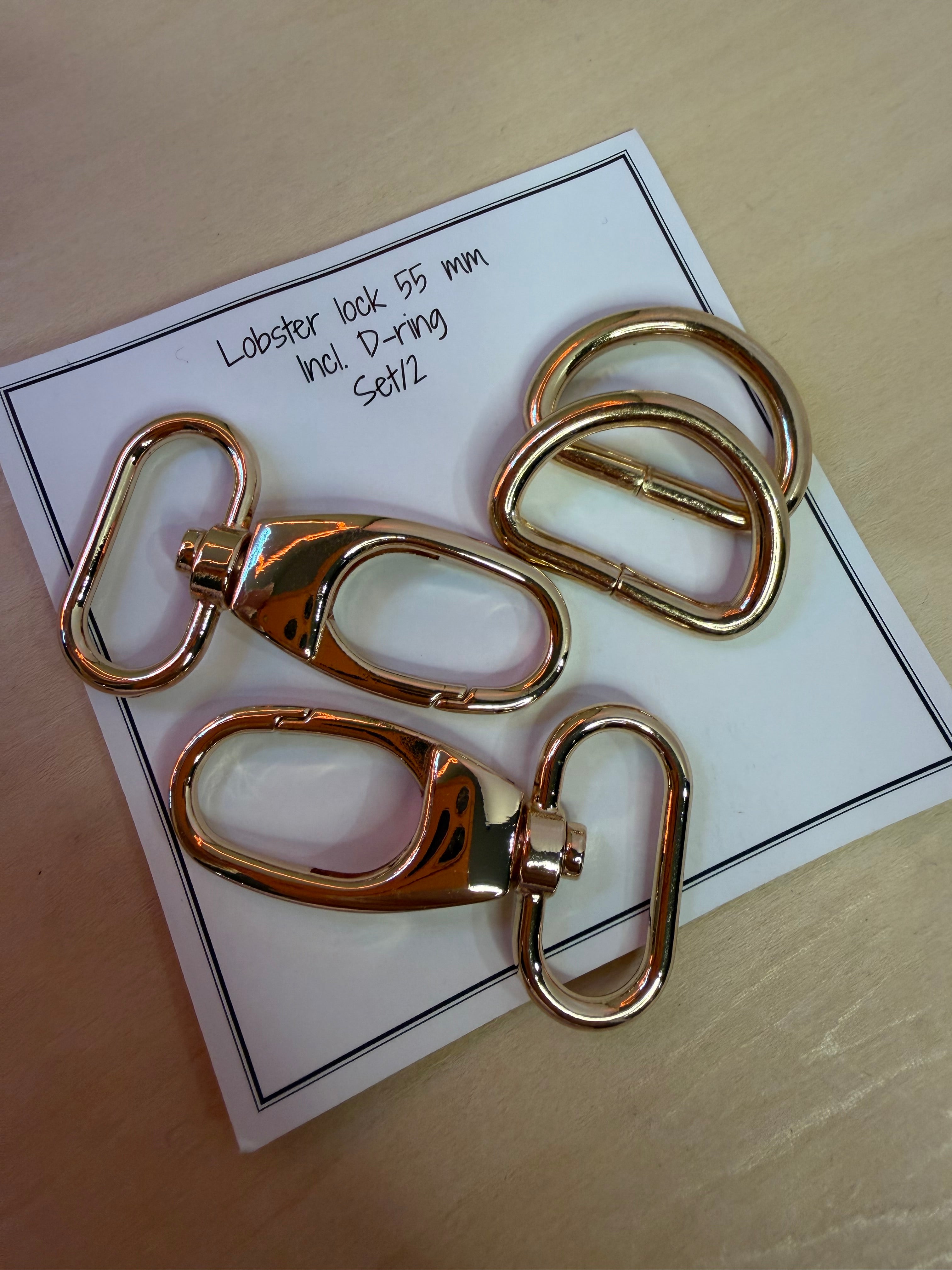 Lobsterlock /Karabinkrok frå Go Handmade
