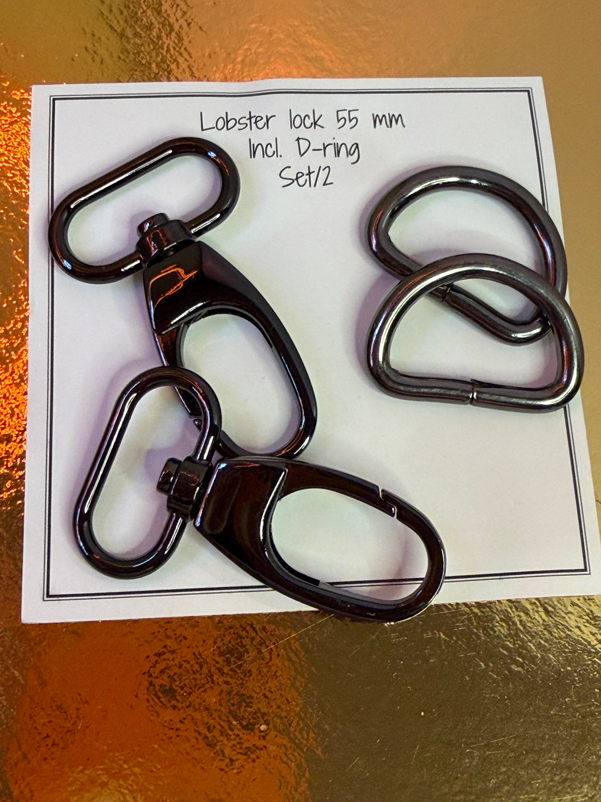 Lobsterlock /Karabinkrok frå Go Handmade