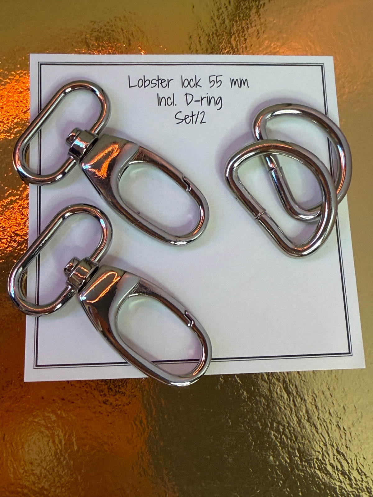 Lobsterlock /Karabinkrok frå Go Handmade