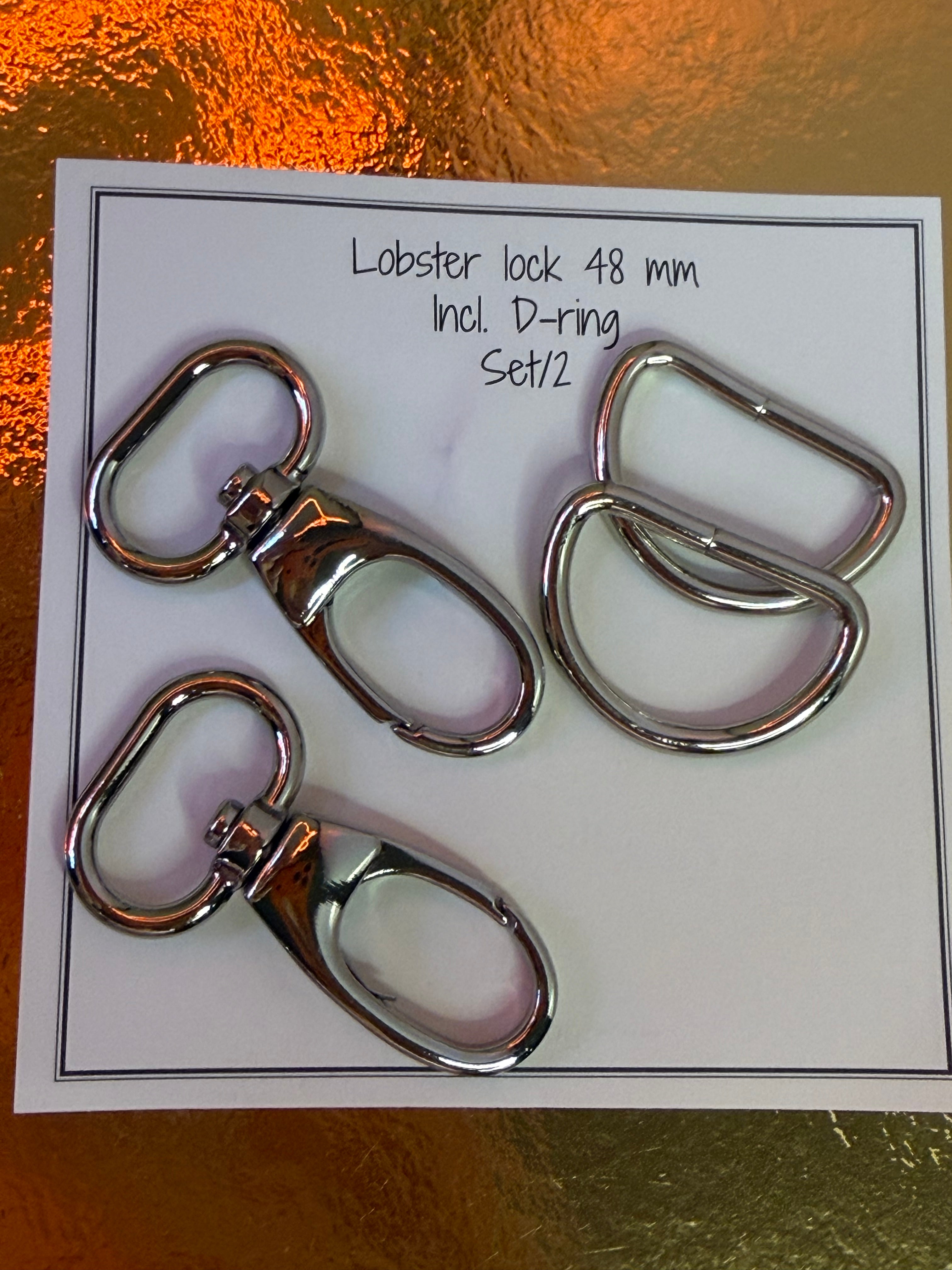 Lobsterlock /Karabinkrok frå Go Handmade