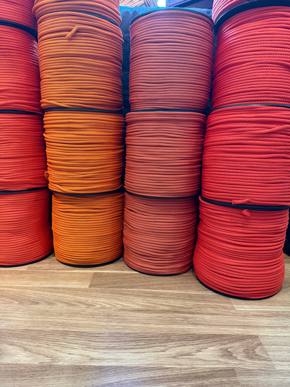 Cords 5 - 6 mm - Fargetone: Gul - Oransje