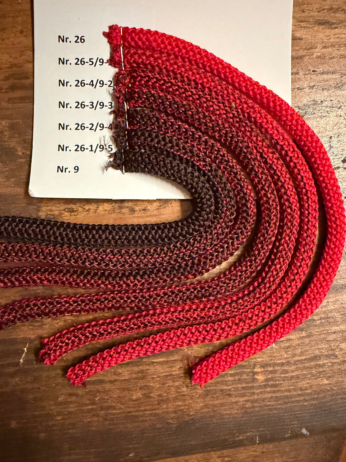 Ombre Polyester Cord 5-6 mm