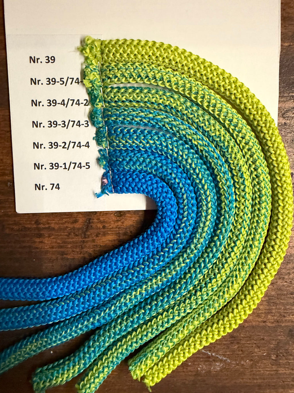 Ombre Polyester Cord 5-6 mm