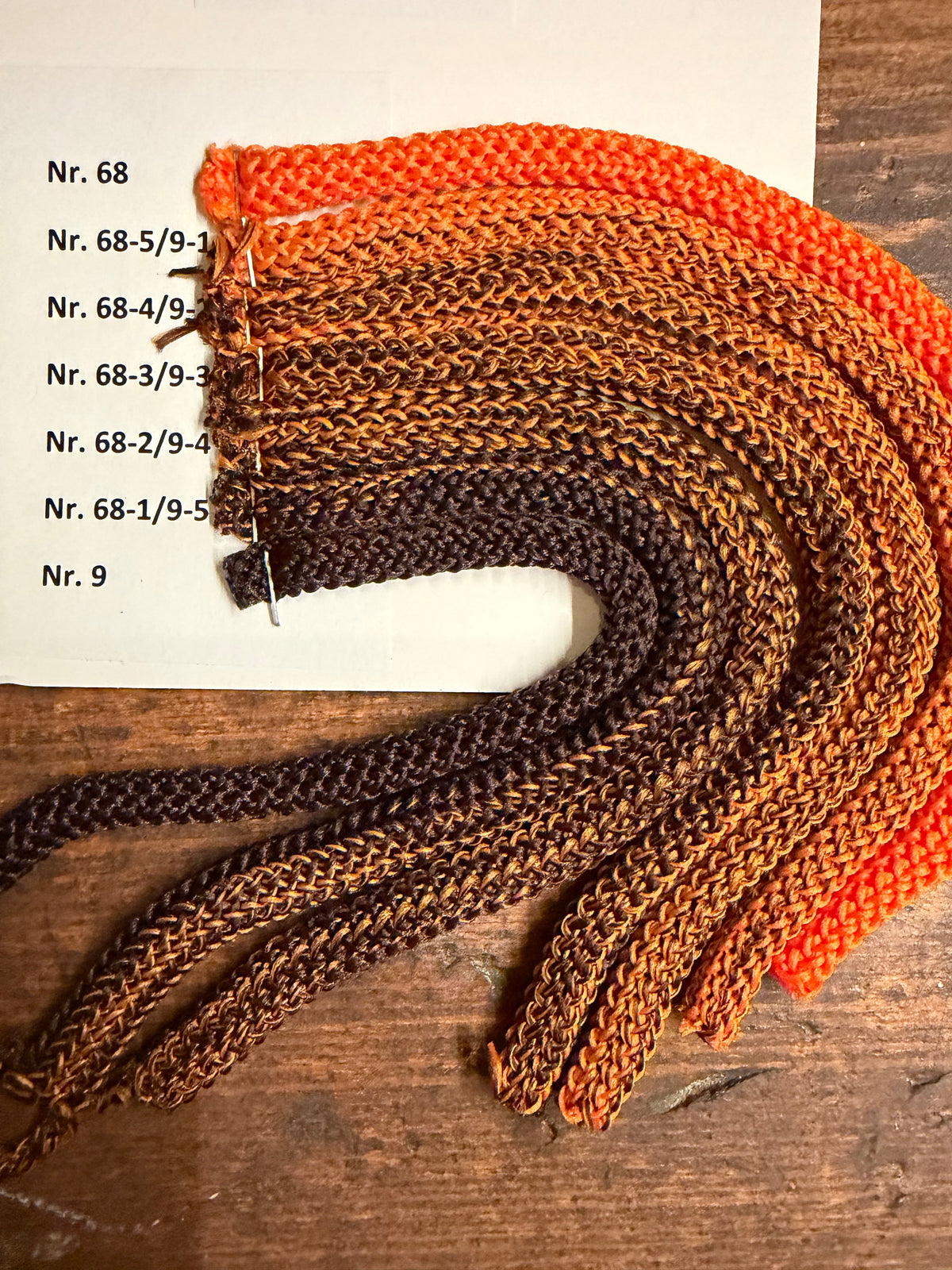 Ombre Polyester Cord 5-6 mm