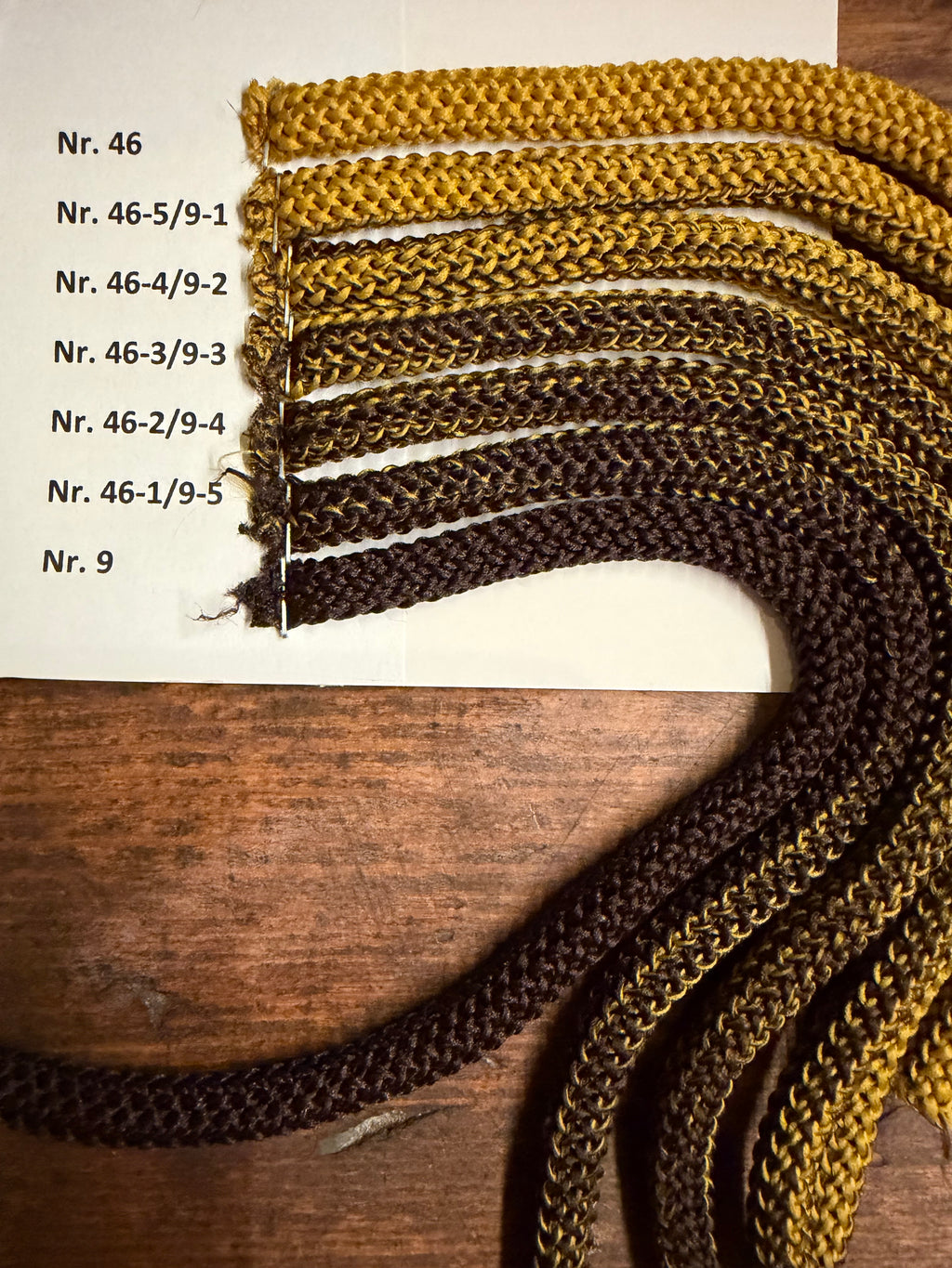Ombre Polyester Cord 5-6 mm