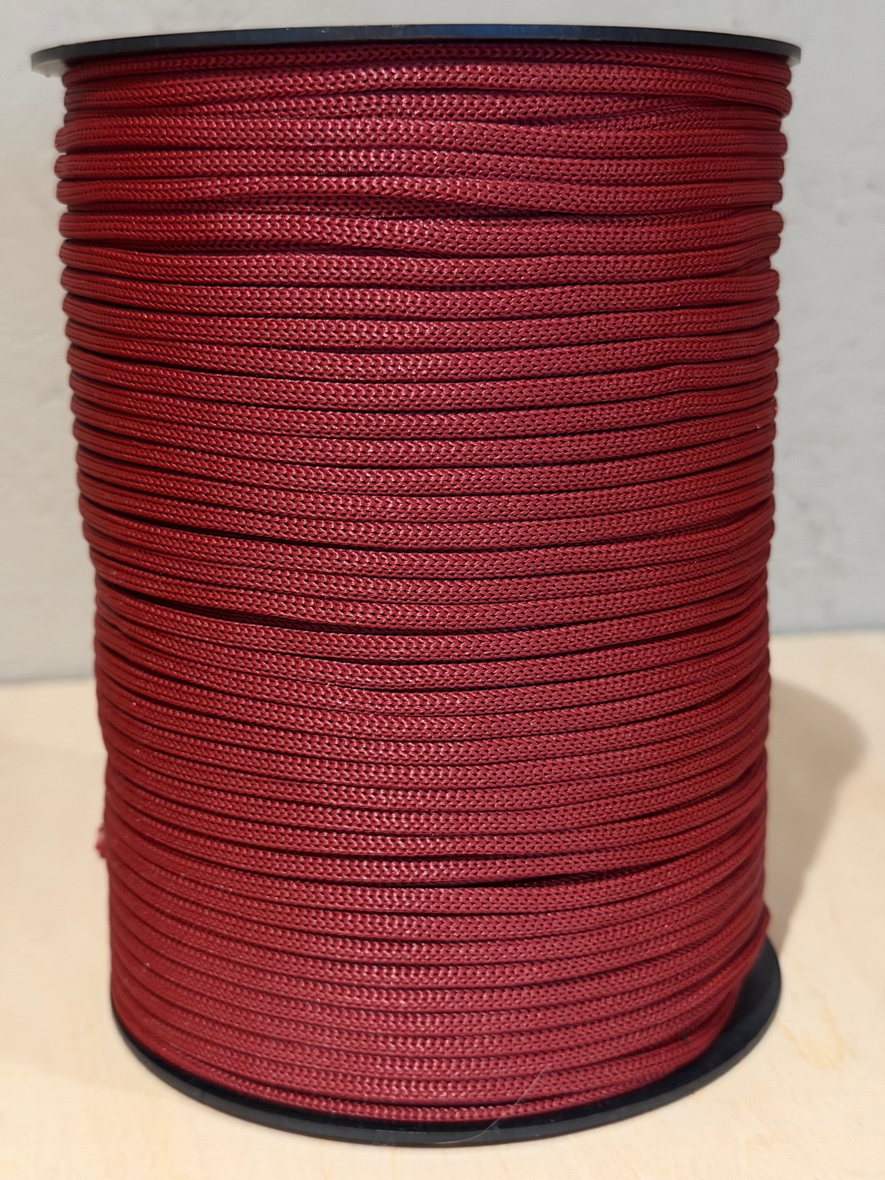 Polyestercords 3 - 4 mm flat/blank