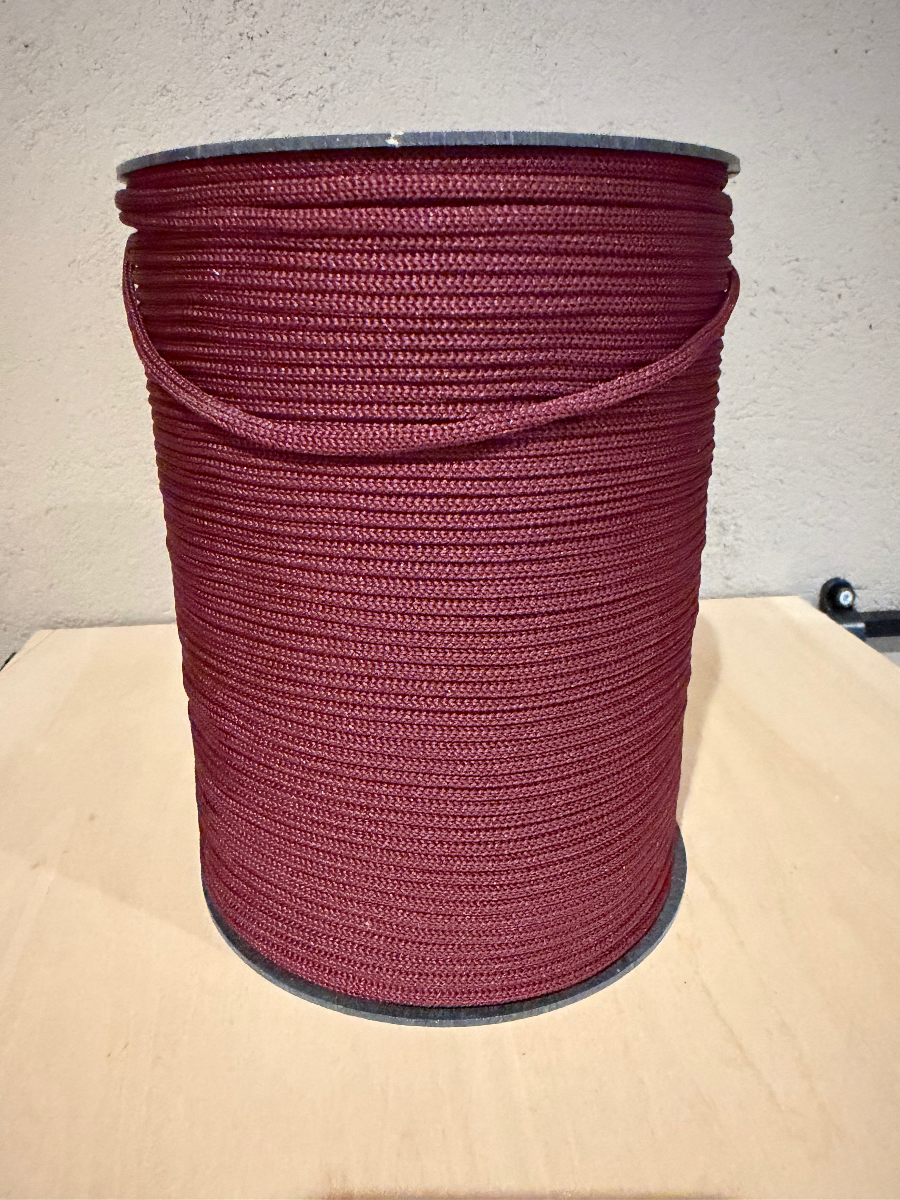 Polyestercords 3 - 4 mm flat/blank