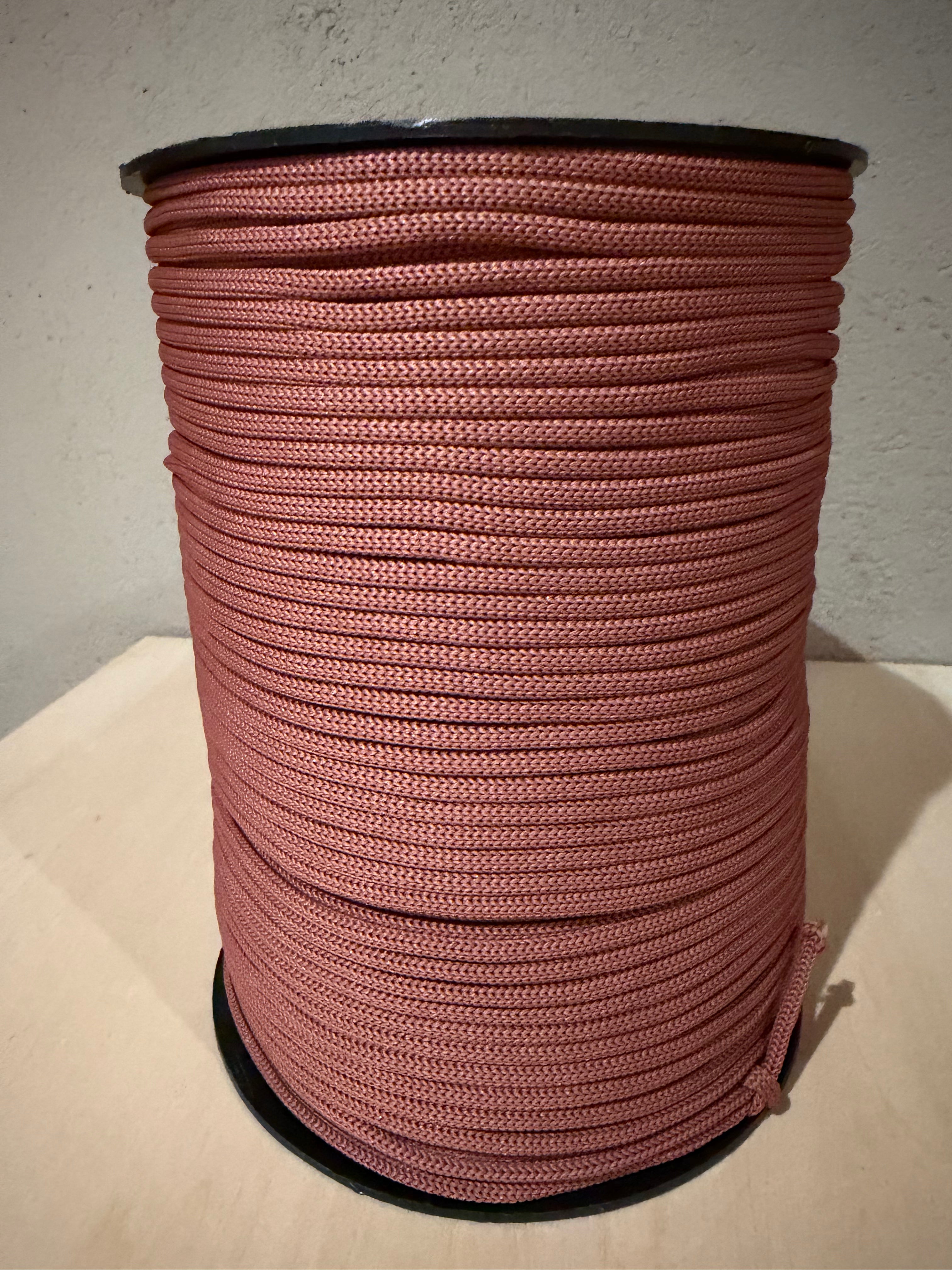 Polyestercords 3 - 4 mm flat/blank