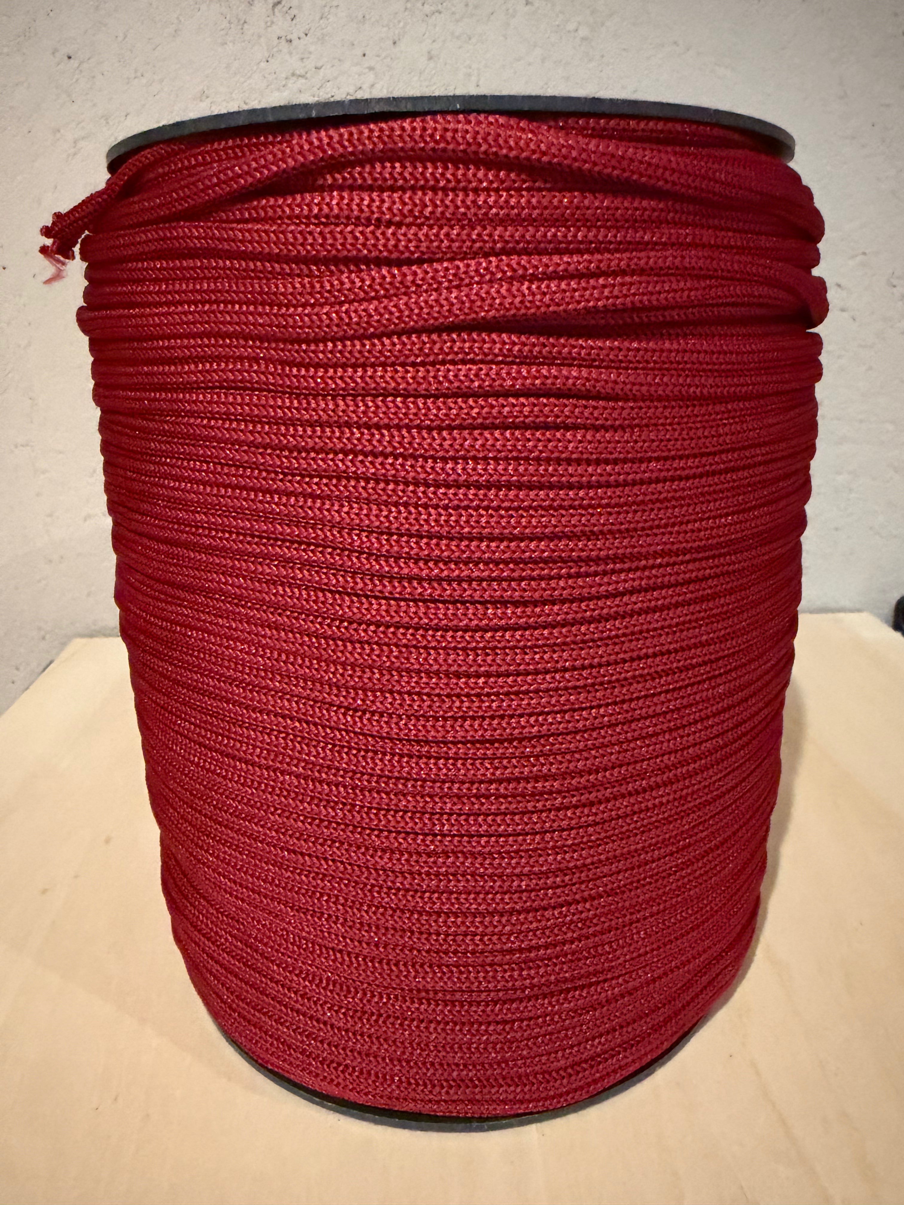 Polyestercords 3 - 4 mm flat/blank