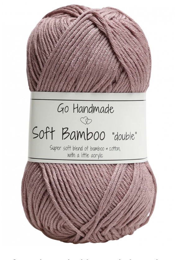 Go Handmade Soft Bamboo "double" Garn med bambusblanding