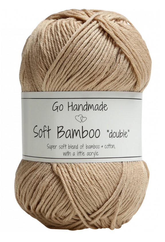 Go Handmade Soft Bamboo "double" Garn med bambusblanding